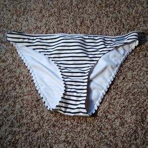 Hollister striped bikini bottoms